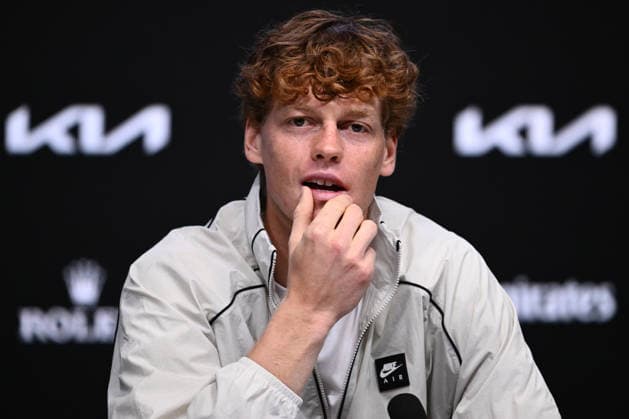 TENNIS AUSTRALIAN OPEN, Jannik Sinner of Italy during a press conference, PK, Pressekonferenz ahead of the Australian Open tennis tournament at Melbourne Park in Melbourne, Friday, January 16, 2026. ( NO ARCHIVING, EDITORIAL USE ONLY MELBOURNE VICTORIA AUSTRALIA  Copyright: xJOELxCARRETTx 20260116163242873917