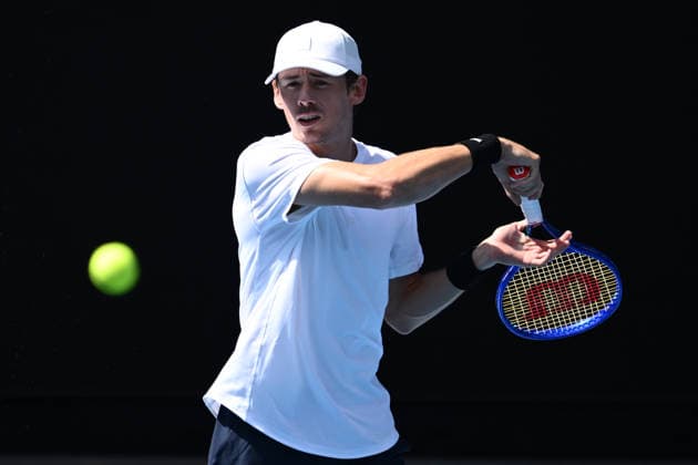 TENNIS AUSTRALIAN OPEN, Alex de Minaur of Australia during a practice session ahead of the Australian Open tennis tournament at Melbourne Park in Melbourne, Friday, January 16, 2026. ( NO ARCHIVING, EDITORIAL USE ONLY MELBOURNE VICTORIA AUSTRALIA  Copyright: xJOELxCARRETTx 20260116177573204076
