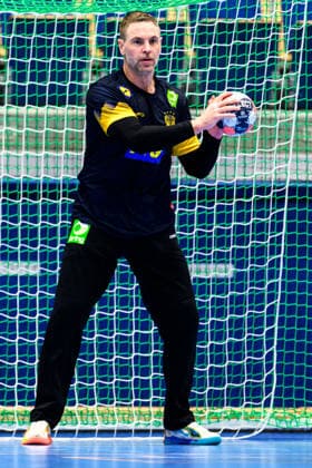 260116 Goalkeeper Andreas Palicka during a training session with Sweden during the 2026 European Handball Championship on January 16, 2026 in Malmö. Photo: Mathilda Schuler BILDBYRAN kod MA MA0919 handball handboll handball handbolls-em 2026 träning practice training sverige sweden ehf european handball championship sverige bbeng sverige sweden Copyright: MATHILDAxSCHULER BB260116MA071