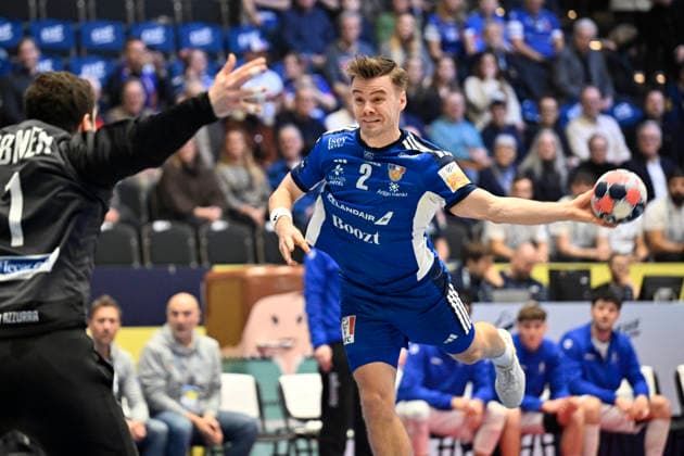 KRISTIANSTAD, SVERIGE 20260116 Iceland s Odinn Rikhardsson in action during the 2026 EHF European Men s Handball Championship (the EHF Euro 2026) match between Iceland and Italy at Kristianstad Arena, in Kristianstad, Sweden, on January 16, 2026. KRISTIANSTAD SVERIGE x50090x
