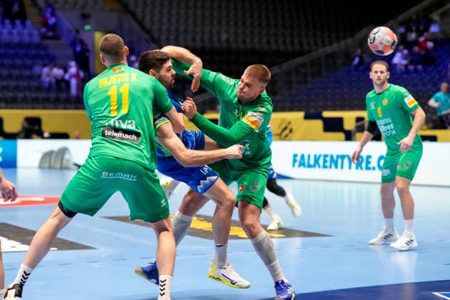 European Handball Championship, Slovenia Montenegro Baerum 20260116 The European Championship match in handball between Slovenia and Montenegro in Unity arena Photo Cornelius Poppe NTB Baerum Norway EDITORIAL USE ONLY RESTRICTED USE FOR BETTING COMPANIES  Copyright: xCorneliusxPoppex xNTBx