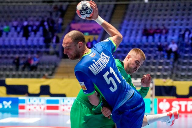 European Handball Championship, Slovenia Montenegro Baerum 20260116 Slovenia s Borut MaÄkovÅ¡ek during the European Championship handball match between Slovenia and Montenegro in Unity arena Photo Cornelius Poppe NTB Baerum Norway EDITORIAL USE ONLY RESTRICTED USE FOR BETTING COMPANIES  Copyright: xCorneliusxPoppex xNTBx