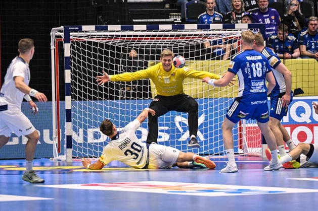 Tommaso Romei of Italy during Men s EHF Euro 2026 - Iceland vs Italy, Handball match in Kristianstad, Sweden, January 16 2026  Copyright: xLuigixCanu IPAxSportx xipa-agency.netx xx IPA_70138419 IPA_Agency_IPA70138419