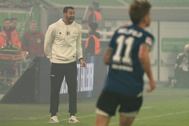 Deutschland: 2. Bundesliga 2025 26 Fortuna Düsseldorf vs. Arminia Bielefeld 18. Spieltag 16.01.2026 Merkur Spiel-Arena (Nordrhein-Westfalen) MichÃ l Kniat (Arminia Bielefeld, Trainer)
