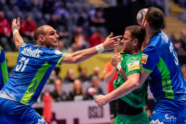 European Handball Championship, Slovenia Montenegro Baerum 20260116 The European Championship match in handball between Slovenia and Montenegro in Unity arena Photo Cornelius Poppe NTB Baerum Norway EDITORIAL USE ONLY RESTRICTED USE FOR BETTING COMPANIES  Copyright: xCorneliusxPoppex xNTBx