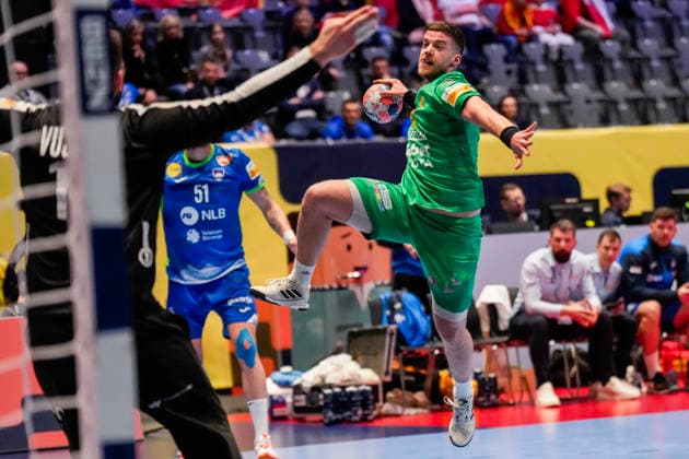 European Handball Championship, Slovenia Montenegro Baerum 20260116 The European Championship match in handball between Slovenia and Montenegro in Unity arena Photo Cornelius Poppe NTB Baerum Norway EDITORIAL USE ONLY RESTRICTED USE FOR BETTING COMPANIES  Copyright: xCorneliusxPoppex xNTBx
