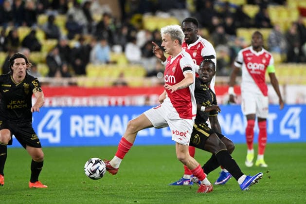 AS Monaco FC v FC Lorient - Ligue 1 McDonald s 2025 2026 10 Aleksandr GOLOVIN (asm) during the Ligue 1 McDonald s match between Monaco and Lorient at Stade Louis II on January 16, 2026 in Monaco, Monaco. Monaco Monaco  Copyright: xFEPx 776443694