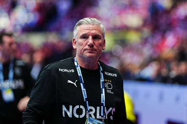 Nikolaj Jacobsen (Daenemark, Trainer) DEN, Daenemark vs. Nordmazedonien, Handball, EHF Europameisterschaft 2026, Gruppe B, Spieltag 1, 16.01.2026 DEN, Daenemark vs. Nordmazedonien, Handball, EHF Europameisterschaft 2026, Gruppe B, Spieltag 1, 16.01.2026 Herning Copyright: xEibner-Pressefoto MarcelxvonxFehrnx EP_MFN