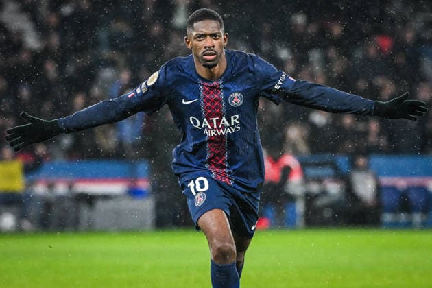 January 16, 2026, Lamorlaye, France, France: Ousmane DEMBELE of PSG celebrates his goal during the Ligue 1 match between Paris Saint-Germain (PSG) and Lille OSC (LOSC) at Parc des Princes Stadium on January 16, 2026 in Paris, France. Lamorlaye France - ZUMAm308 20260116_zsp_m308_004 Copyright: xMatthieuxMirvillex