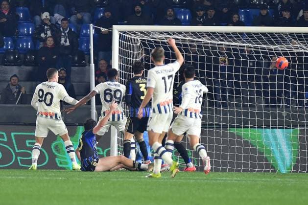 CALCIO - Serie A - Pisa SC vs Atalanta BC Nikola Krstovic (Atalanta) scores 0-1 during Pisa SC vs Atalanta BC, Italian soccer Serie A match in Pisa, Italy, January 16 2026 Pisa Italy  Copyright: xIPAxSport ABACAx