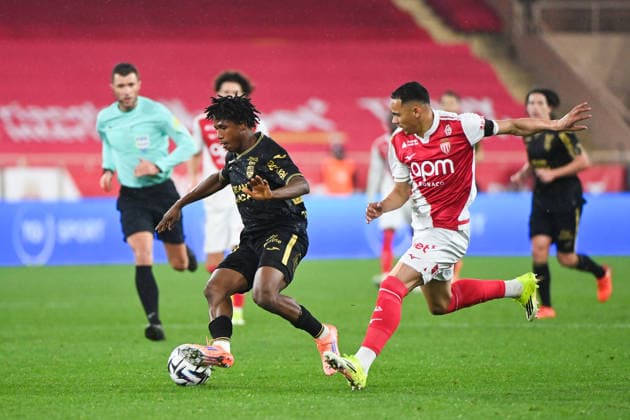 AS Monaco FC v FC Lorient - Ligue 1 McDonald s 2025 2026 29 Karim DERMANE (fcl) during the Ligue 1 McDonald s match between Monaco and Lorient at Stade Louis II on January 16, 2026 in Monaco, Monaco. Monaco Monaco  Copyright: xFEPx 776443694