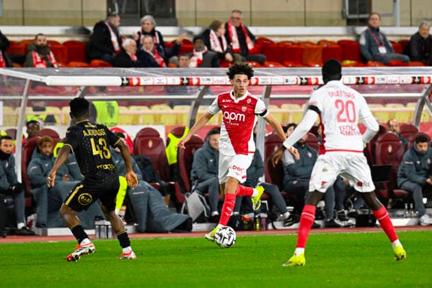 FOOTBALL : AS Monaco VS FC Lorient - Ligue 1 McDonald s - 16 01 2026 Maghnes Akliouche (ASM) - Ligue 1 McDonald™s match between AS Monaco and FC Lorient on January 16, 2026 at the Louis II Stadium in Monaco. MonacoMonaco  Copyright: xWilliamxCannarellax