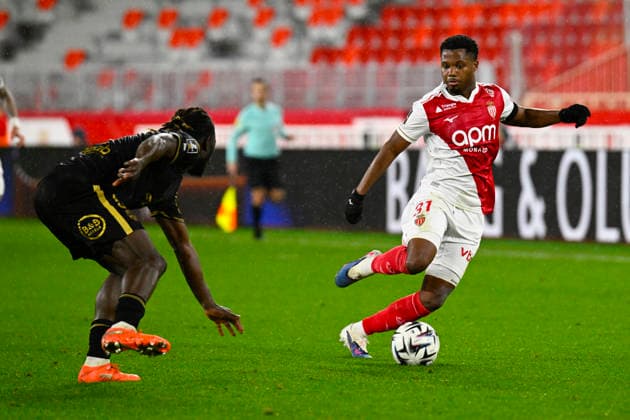 FOOTBALL : AS Monaco VS FC Lorient - Ligue 1 McDonald s - 16 01 2026 Ansu Fati (ASM) - Ligue 1 McDonald™s match between AS Monaco and FC Lorient on January 16, 2026 at the Louis II Stadium in Monaco. MonacoMonaco  Copyright: xWilliamxCannarellax