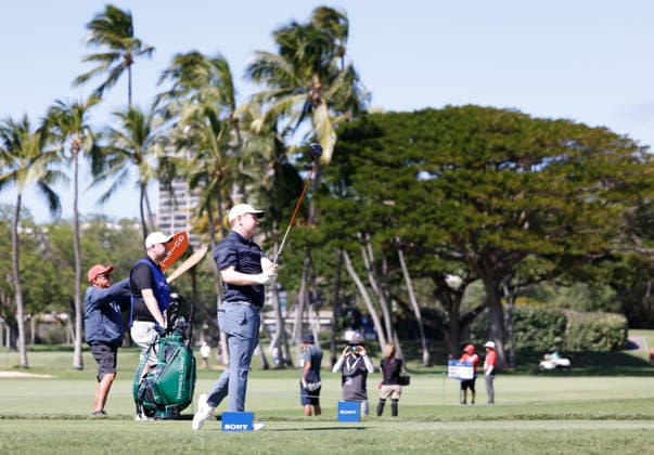 January 16, 2026, Honolulu, Hawaii, USA: ROBERT MACINTYRE watches his tee shot at the 2nd during Round 2 of the 2026 Sony Open in Honolulu, Hawaii on January 16, 2026. Honolulu USA - ZUMAm310 20260116_zsp_m310_071 Copyright: xElliotxMilesx