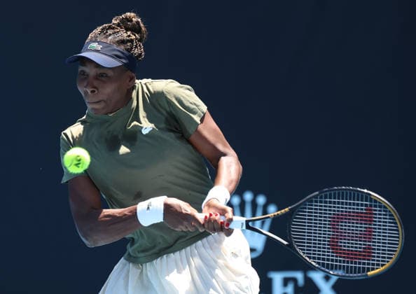 January 17, 2026, Melbourne, Victoria, Australia: VENUS WILLIAMS of USA during the practise session before Australian Open, Melbourne, Australia. Melbourne Australia - ZUMAc278 20260117_zsp_c278_007 Copyright: xMarcinxCholewinskix