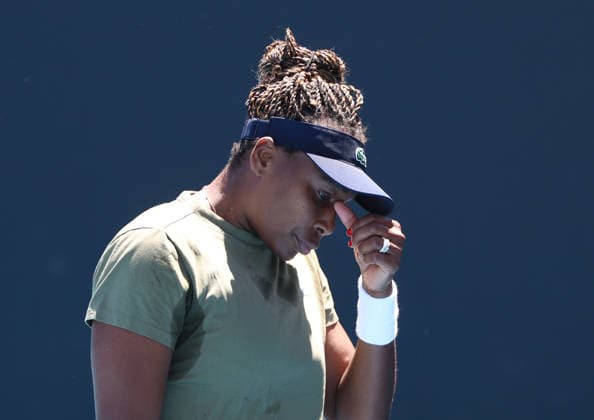 January 17, 2026, Melbourne, Victoria, Australia: VENUS WILLIAMS of USA during the practise session before Australian Open, Melbourne, Australia. Melbourne Australia - ZUMAc278 20260117_zsp_c278_016 Copyright: xMarcinxCholewinskix