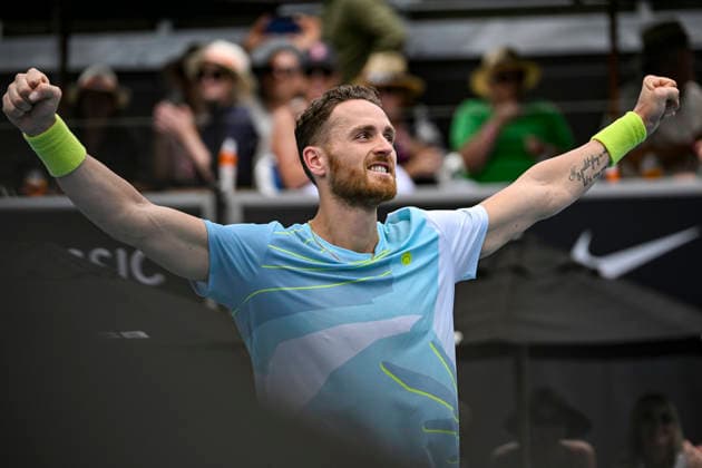 Albano Olivetti (FRA) celebrates winning the Men s doubles final match of the ASB Classic Men™s ATP, Tennis Herren 250 tennis tournament at Manuka Doctor Arena, Auckland, New Zealand on Saturday 17 January 2026. Photo credit: Alan Lee Auckland New Zealand Copyright: xAlanxLeex xx