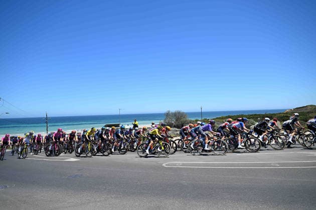 17-01-2026 Tour Down Under Women; Tappa 01 Willunga - Willunga; Aldinga Beach; 