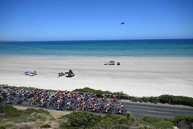17-01-2026 Tour Down Under Women; Tappa 01 Willunga - Willunga; Aldinga Beach; 