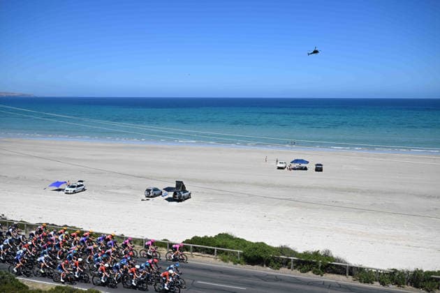 17-01-2026 Tour Down Under Women; Tappa 01 Willunga - Willunga; Aldinga Beach; 
