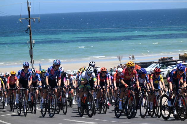 17-01-2026 Tour Down Under Women; Tappa 01 Willunga - Willunga; Aldinga Beach; 