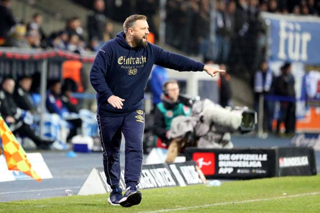 Braunschweig vs. Magdeburg, 2. BL Braunschweig, 16.01.2026, Fußball, Herren, 2. BL, Saison 2025 2026, Eintracht Braunschweig vs. 1. FC Magdeburg: Cheftrainer Heiner Backhaus (Eintracht Braunschweig) (DFL DFB REGULATIONS PROHIBIT ANY USE OF PHOTOGRAPHS as IMAGE SEQUENCES and or QUASI-VIDEO) Stadion an der Hamburger Straße Niedersachsen Deutschland