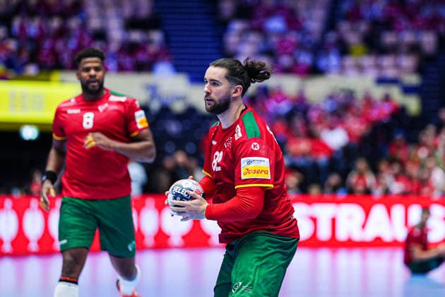 Luis Frade (Portugal, 82) DEN, Portugal vs. Rumaenien, Handball, EHF Europameisterschaft 2026, Gruppe B, Spieltag 1, 16.01.2026 DEN, Portugal vs. Rumaenien, Handball, EHF Europameisterschaft 2026, Gruppe B, Spieltag 1, 16.01.2026 Herning Copyright: xEibner-Pressefoto MarcelxvonxFehrnx EP_MFN