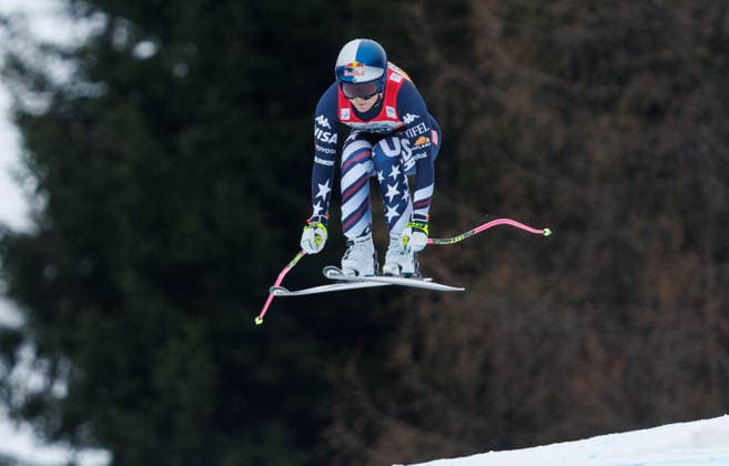 ALPINE SKIING - FIS WC Tarvisio TARVISIO,ITALY,17.JAN.26 - ALPINE SKIING - FIS World Cup, downhill, ladies. Image shows Lindsey Vonn (USA).  GEPAxpictures xHaraldxSteiner