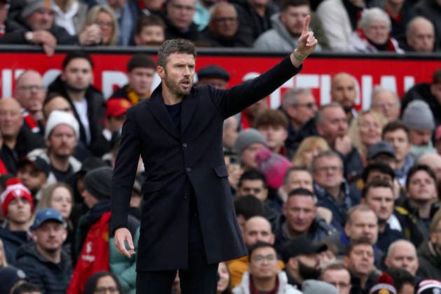 Manchester United, ManU v Manchester City - Premier League Michael Carrick, Manager of Manchester United on the side line during the Premier League match between Manchester United and Manchester City at Old Trafford on January 17, 2026 in Manchester, England. WARNING! This Photograph May Only Be Used For Newspaper And Or Magazine Editorial Purposes. May Not Be Used For Publications Involving 1 player, 1 Club Or 1 Competition Without Written Authorisation From Football DataCo Ltd. For Any Queries, Please Contact Football DataCo Ltd on +44 (0) 207 864 9121 Manchester Old Trafford England United Kingdom Copyright: xAllstarxPicturexLibraryxLtdx