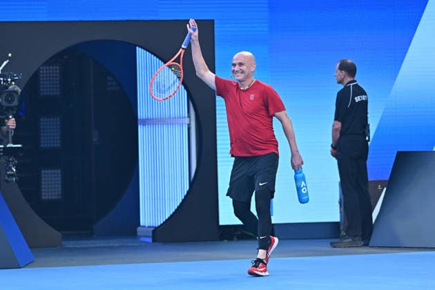 Opening Night at the 2026 Australian Open - Melbourne Andre Agassi (USA) during the Opening Night at the 2026 Australian Open at Melbourne Park in Melbourne, AUSTRALIA, on January 17, 2026. Photo by Corinne Dubreuil ABACAPRESS.COM Melbourne Australia  Copyright: xDubreuilxCorinne ABACAx