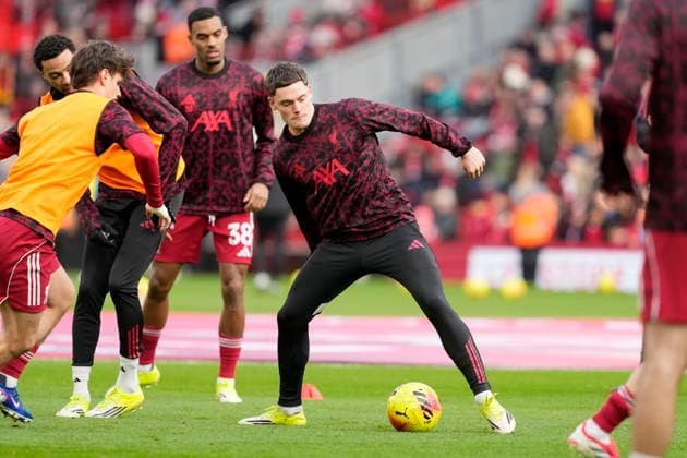 Liverpool v Burnley, Liverpool, UK - 17 Jan 2026 Florian Wirtz of Liverpool before the Premier League match between Liverpool and Burnley at Anfield, Liverpool on 17 January 2026 ( Liverpool Anfield Liverpool England Copyright: xHarryxCornish PPAUKx PPA-240603