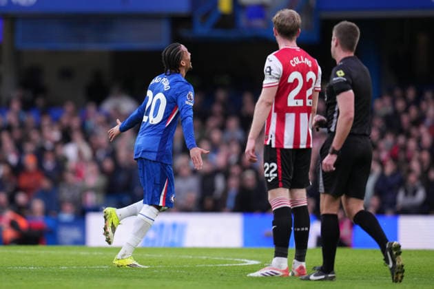 Premier League Chelsea vs Brentford Joao Pedro of Chelsea celebrates goal to make it 1-0 during the Premier League match Chelsea vs Brentford at Stamford Bridge, London, United Kingdom, 17th January 2026 (Photo by Harvey Murphy News Images) Copyright: xHarveyxMurphy NewsxImagesx