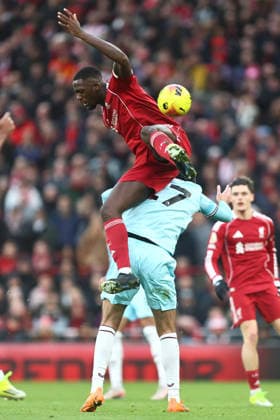 Ibrahima Konate of Liverpool Liverpool v Burnley, Premier League, Football, Anfield, Liverpool, UK - 17 Jan 2026Liverpool Anfield United Kingdom EDITORIAL USE ONLY No use with unauthorised audio, video, data, fixture lists, club league logos or live services. Online in-match use limited to 120 images, no video emulation. No use in betting, games or single club league player publications. Copyright: xPhilxOldham Shutterstockx 16348122r