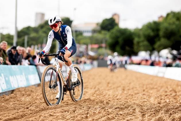 UCI Cyclocross World Cup 2025-2026 Benidorm BENIDORM, SPAIN - JANUARY 17: Celia Géry (FRA) of Team As Bike France Literie trains before the 10th leg of the Benidorm UCI Cyclocross World Cup 2025-2026 a cyclocross race for U23 Women and Men Elite on January 18, 2026 in Benidorm, Spain, 17 01 2026 ( Benidorm Spain  Copyright: xBillyxCeustersx