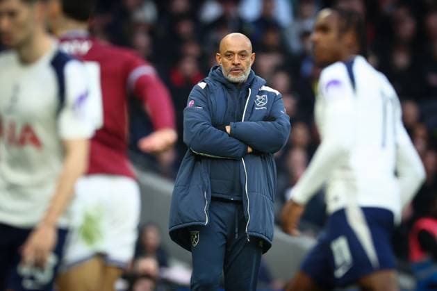 Nuno Espirito Santo manager of West Ham United Tottenham Hotspur v West Ham United, Premier League, Football, Tottenham Hotspur Stadium, London, UK - 17 Jan 2026London Tottenham Hotspur Stadium United Kingdom EDITORIAL USE ONLY No use with unauthorised audio, video, data, fixture lists, club league logos or live services. Online in-match use limited to 120 images, no video emulation. No use in betting, games or single club league player publications. Copyright: xSimonxDael Shutterstockx 16348134ai