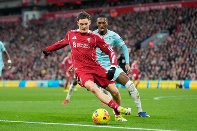 Liverpool v Burnley, Liverpool, UK - 17 Jan 2026 Florian Wirtz of Liverpool during the Premier League match between Liverpool and Burnley at Anfield, Liverpool on 17 January 2026 ( Liverpool Anfield Liverpool England Copyright: xHarryxCornish PPAUKx PPA-240785