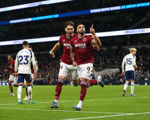 London, England, January 17 2026: Callum Wilson (9 Wes Ham United) celebrates late goal to make it 2-1 during the Premier League game between Tottenham Hotspur and West Ham United at Tottenham Hotspur Stadium in London, England. (Photo by Jay Patel Sports Press Photo SPP) Copyright: xJayxPatel SportsxPressxPhoto SPPx Sportspressphoto_SPR82437