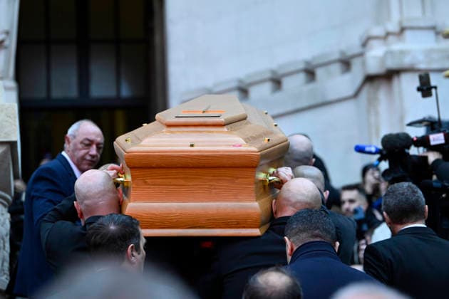 NEWS : Funeral Roland Courbis - 17 01 2026 - Marseille Funeral of Roland Courbis in Marseille, January 17, 2026. MarseilleFrance  Copyright: xWilliamxCannarellax