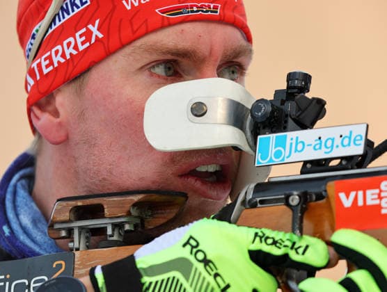 BIATHLON - IBU WC Ruhpolding RUHPOLDING,GERMANY,17.JAN.26 - BIATHLON - IBU World Cup, 10km sprint, men. Image shows Johannes Kuehn (GER).  GEPAxpictures xThomasxBachun