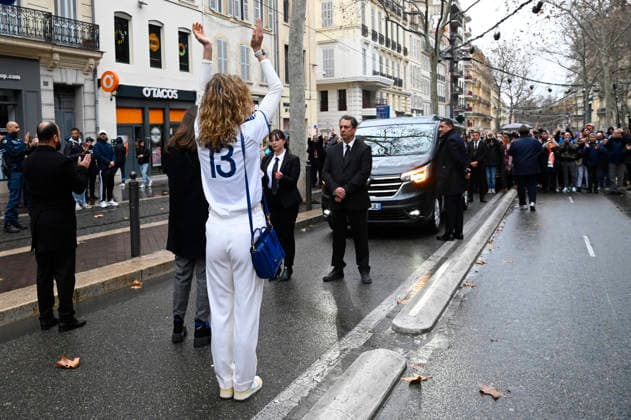 NEWS : Funeral Roland Courbis - 17 01 2026 - Marseille Funeral of Roland Courbis in Marseille, January 17, 2026. MarseilleFrance  Copyright: xWilliamxCannarellax