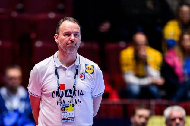 260117 Coach Dagur Sigurdsson of Croatia during the EHF European Handball Championship handball match between Croatia and Georgia on January 17, 2026 in Malmö. Photo: Mathilda Schuler BILDBYRAN kod MA MA0920 handball handboll handball handbolls-em 2026 croatia georgien ehf european handball championship georgia bbeng grappa33 Copyright: MATHILDAxSCHULER BB260117MA089