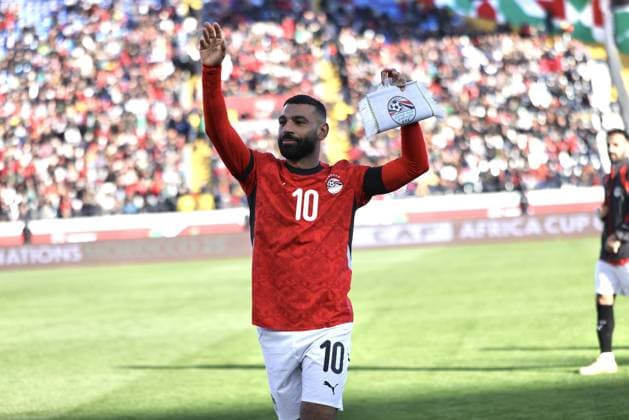 Egypt v Nigeria - Africa Cup of Nations CASABLANCA, MOROCCO - JANUARY 17: Mohamed Salah of Egypt greets fans during the Africa Cup of Nations (AFCON 2025) third place football match between Egypt and Nigeria at the 5th Mohammed Stadium in Casablanca, Morocco, on January 17, 2026. Samah Zidan Anadolu Casablanca Morocco. Editorial use only. Please get in touch for any other usage.  Copyright: x2026xAnadoluxSamahxZidanx