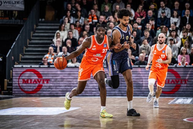 1. Basketball Bundesliga, easyCredit BBL, Saison 2025 2026, Herren, Hauptrunde, 16. Spieltag, 17.01.2026, RASTA Vechta - ALBA Berlin Malcolm Dandridge ( 23 - RASTA Vechta) in Aktion Vechta RASTA Dome Niedersachsen Deutschland