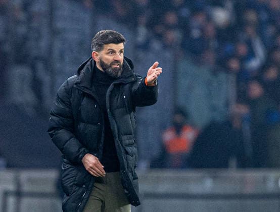 Fussball, Herren, Saison 2025 2026, 2. Bundesliga (18. Spieltag), Hertha BSC - FC Schalke 04, Trainer Miron Muslic (Schalke), 17.01. 2026,