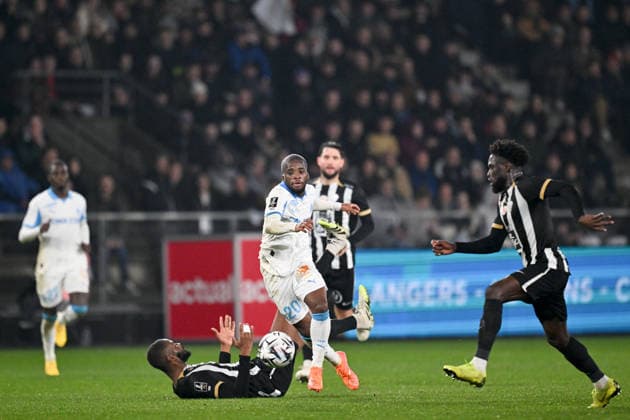 Angers SCO v Olympique de Marseille - Ligue 1 McDonald s 2025 2026 20 Hamed Junior TRAORE (om) during the Ligue 1 McDonald s match between Angers SCO and Olympique de Marseille at Stade Raymond Kopa on January 17, 2026 in Angers, France. Angers France  Copyright: xFEPx 776348254