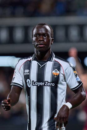 Castellon v Leganes - LaLiga Hypermotion CASTELLON, SPAIN - JANUARY 16: Awer Mabil of CD Castellon looks on during to the LaLiga Hypermotion match between Castellon and Leganes at SkyFi Castalia Stadium on January 16, 2025 in Castellon, Spain. (Photo by Jose Torres Photo Players Images Magara Press) Castellon SkyFi Castalia Stadium Spain Copyright: xJosexTorresx