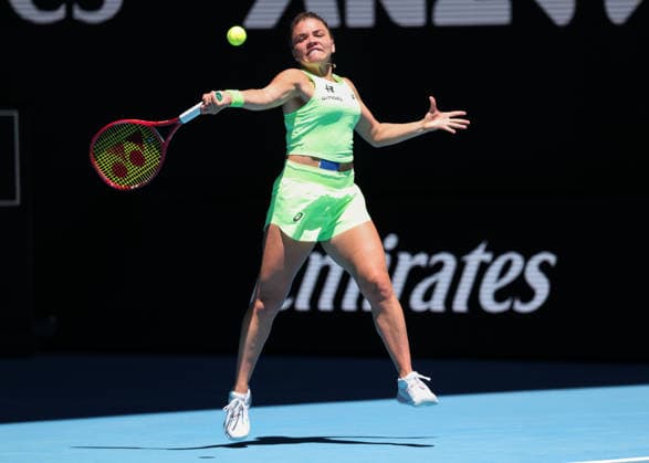 Jasmine Paolini (ITA), Australian Open 2026, Melbourne Park, Melbourne, Victoria, Australia. Copyright: xJuergenxHasenkopfx