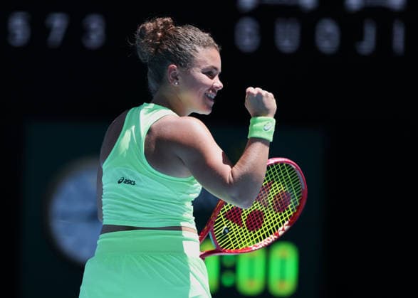 Jasmine Paolini (ITA), Australian Open 2026, Melbourne Park, Melbourne, Victoria, Australia. Copyright: xJuergenxHasenkopfx