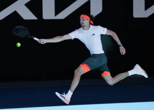 Alexander Zverev (GER), Australian Open 2026, Melbourne Park, Melbourne, Victoria, Australia. Copyright: xJuergenxHasenkopfx