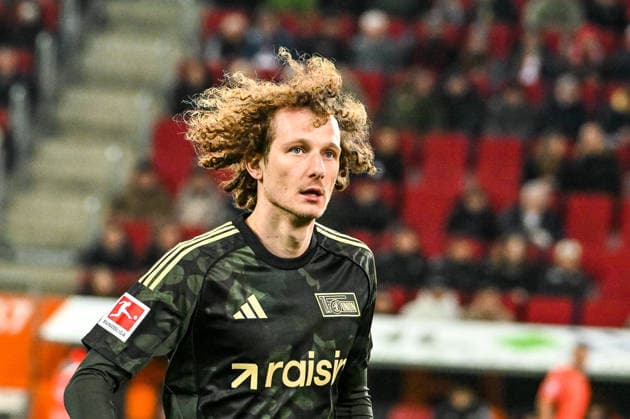GER, 1. FBL, FC Augsburg vs 1. FC Union Berlin 15.01.2026, WWK-Arena, Augsburg, GER, 1. FBL, FC Augsburg vs 1. FC Union Berlin, im Bild Alex Kral (Berlin, 33)